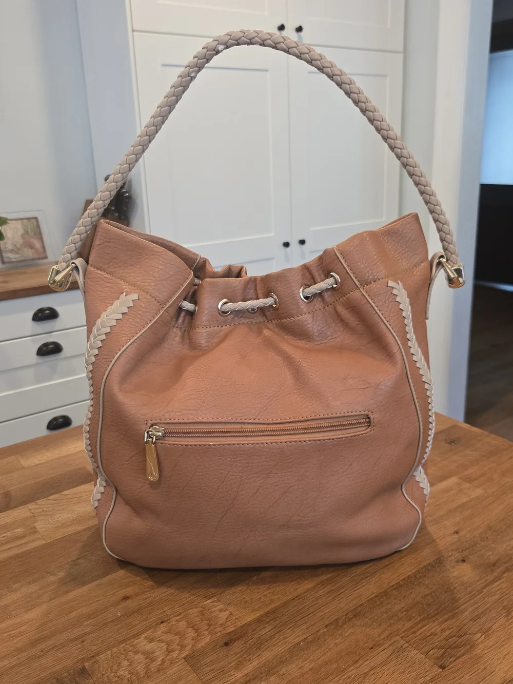 Charming Charlie Drawstring Hobo Bag
